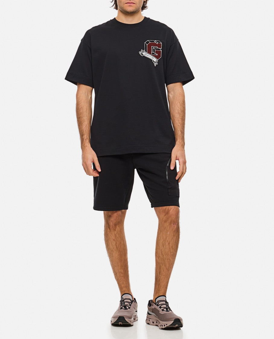 Givenchy Embroidered Logo Black T-Shirt