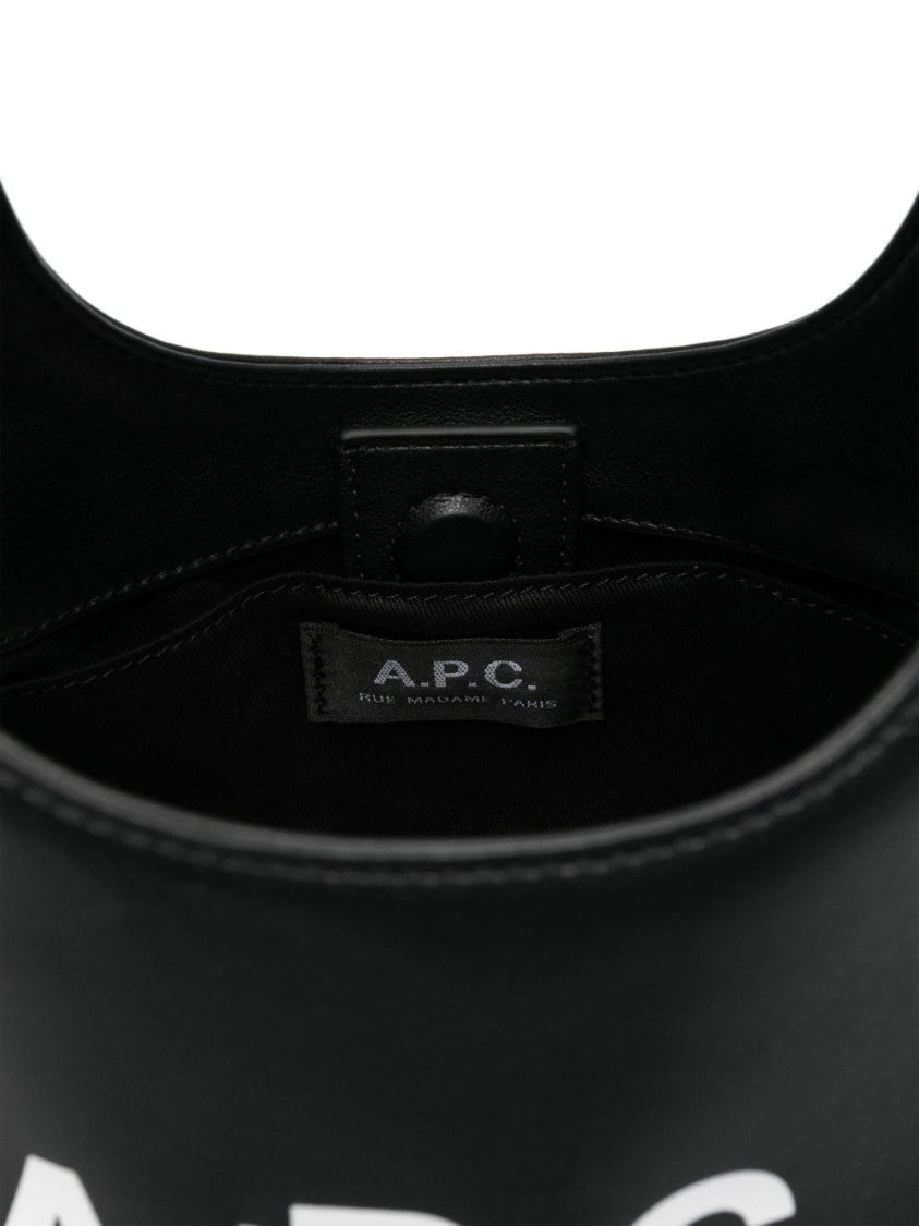 A.P.C. Black Shoulder Bag With Magnetic Fastening