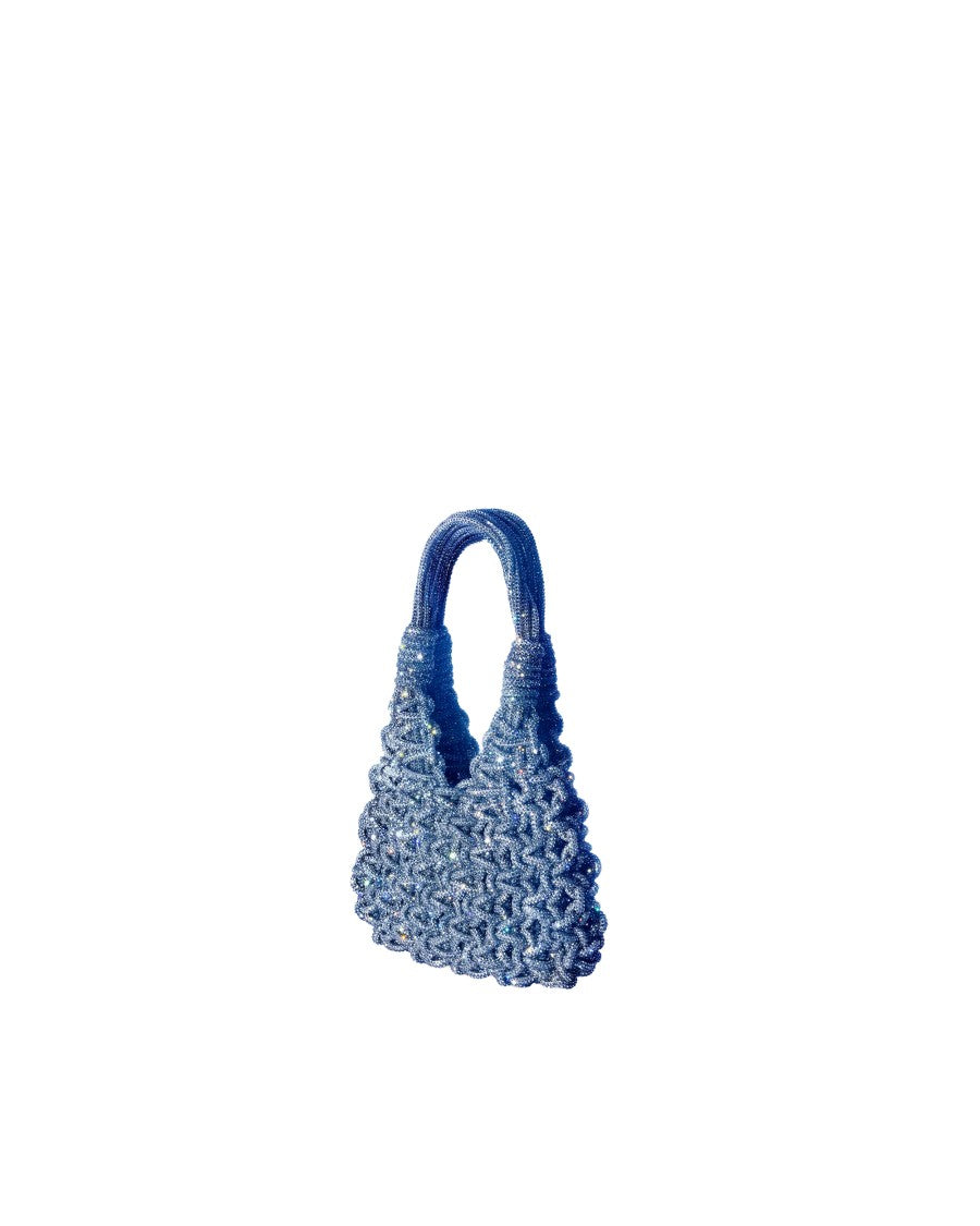 Hibourama Jeans Vannifique Mini Compact Crystal Handbag