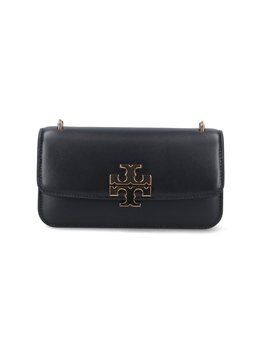 Tory Burch Small Black Calf Leather Eleanor Crossbody Bag