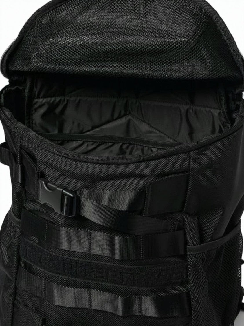 Carhartt Wip Black Durable Nylon Zip Main Backpack