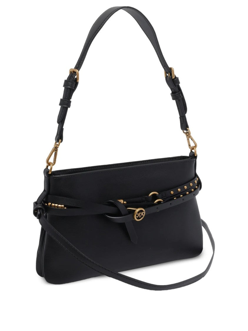 Pinko Mini Structured Studded Shoulder Bag