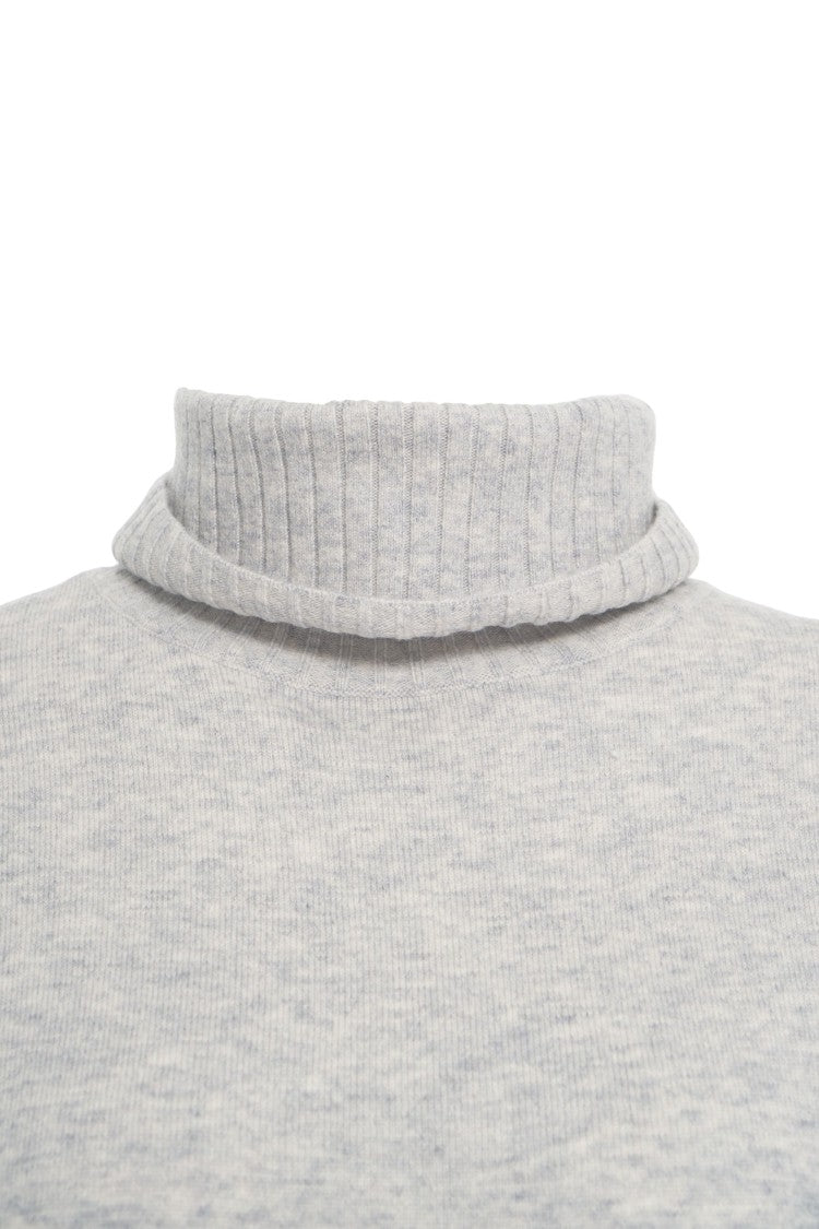 Liu Jo Heathered Knit Turtleneck Sweater