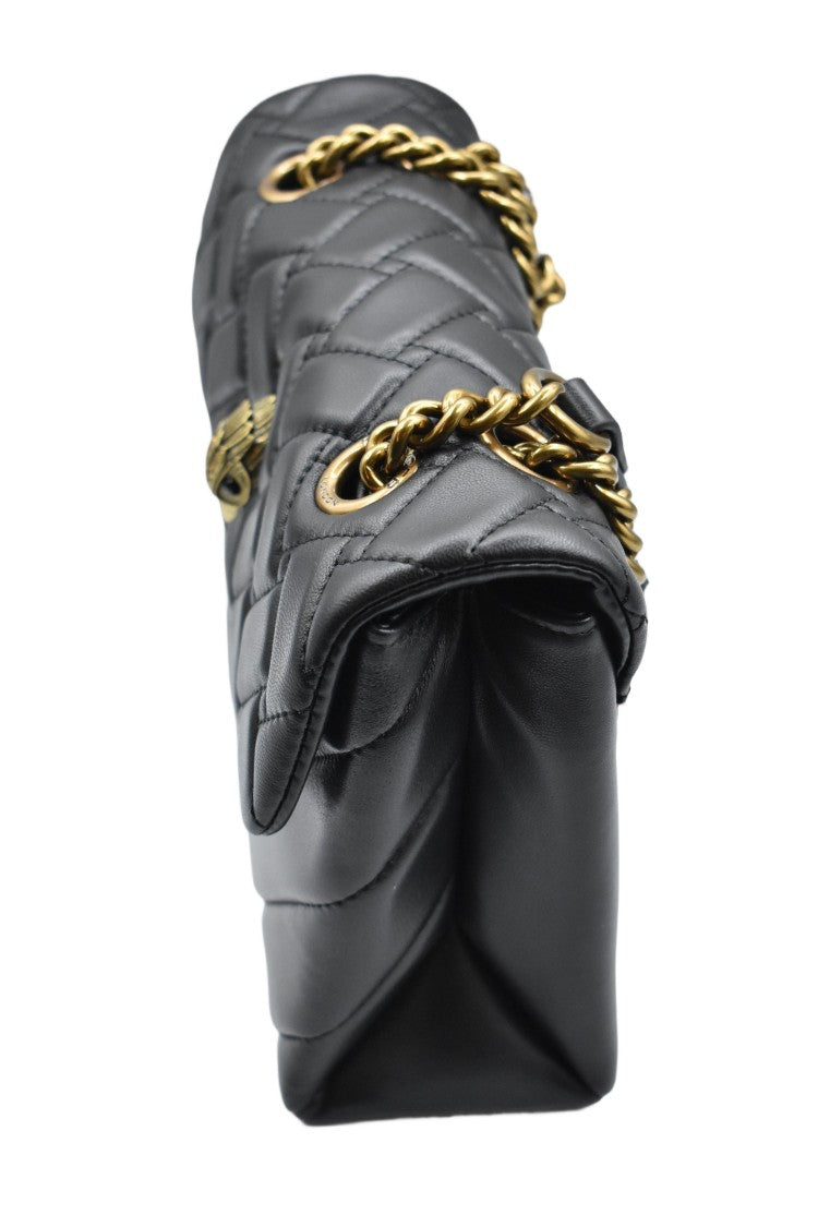 Kurt Geiger Structured Quilted Handbag With Gold-Tone Clasp