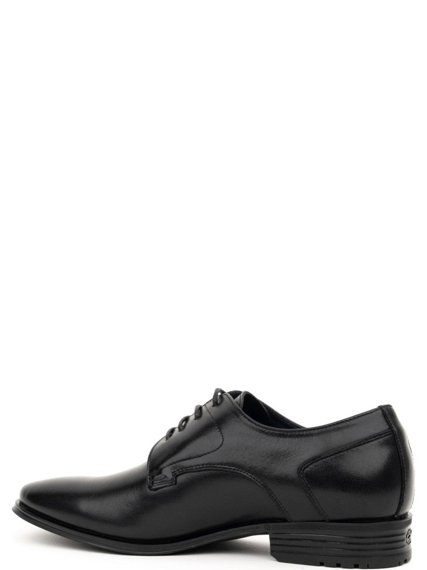 Sergio Moretti Polished Black Cow Leather Formal Shoes