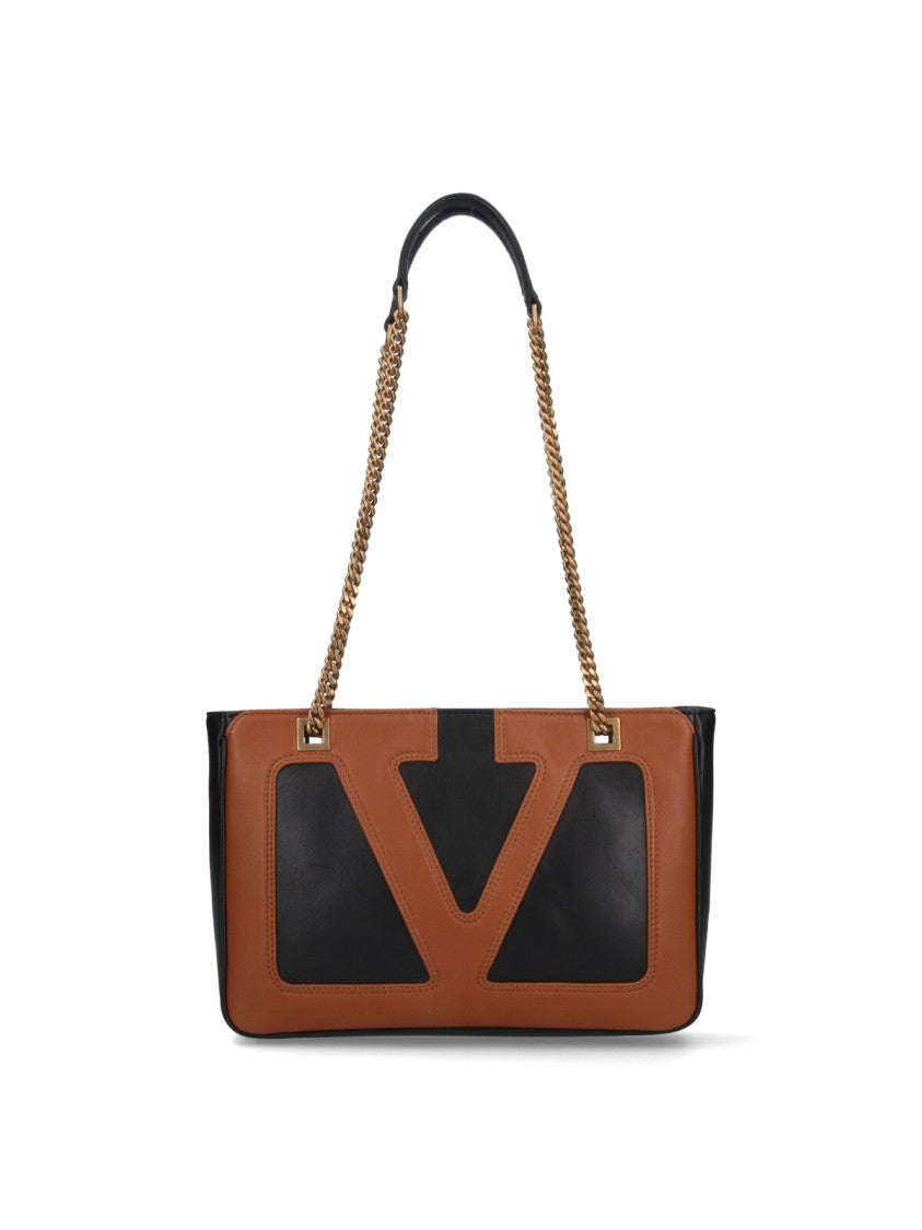 Valentino Garavani "Viva Superstar" Small Tote Bag – Black