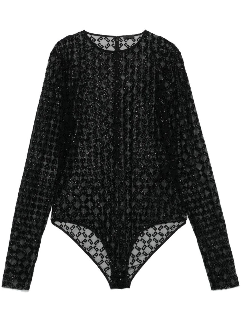 Givenchy Semi-Sheer Long-Sleeved Top