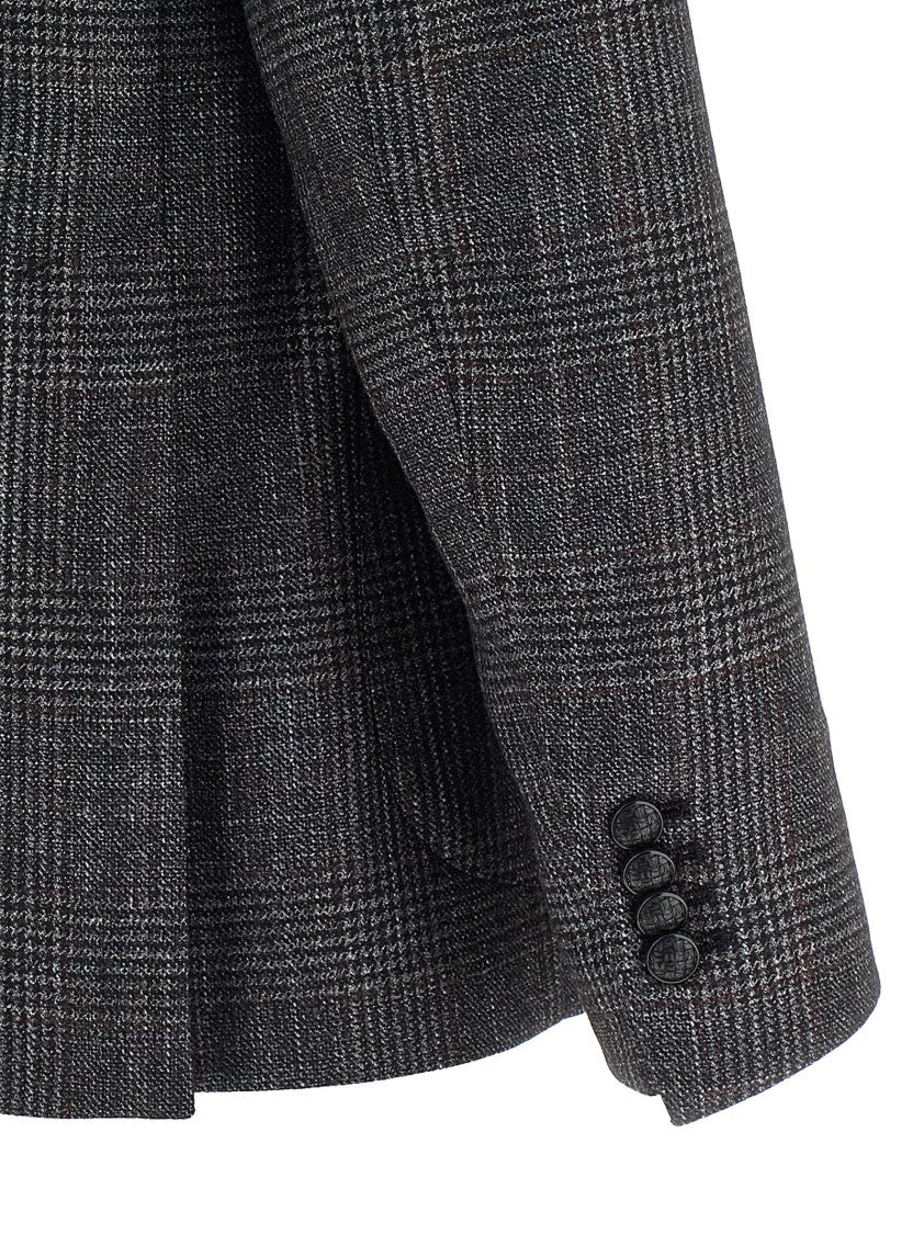 Tagliatore Check Patterned Blazer