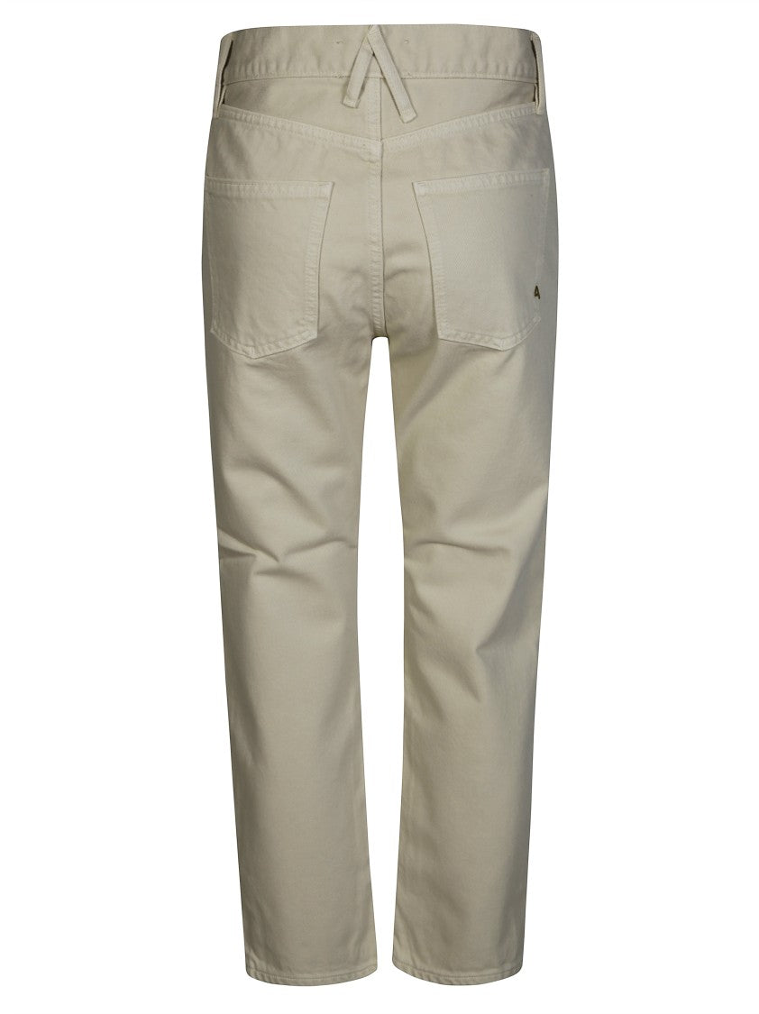 Cycle High-Waisted Cropped Denim Pants