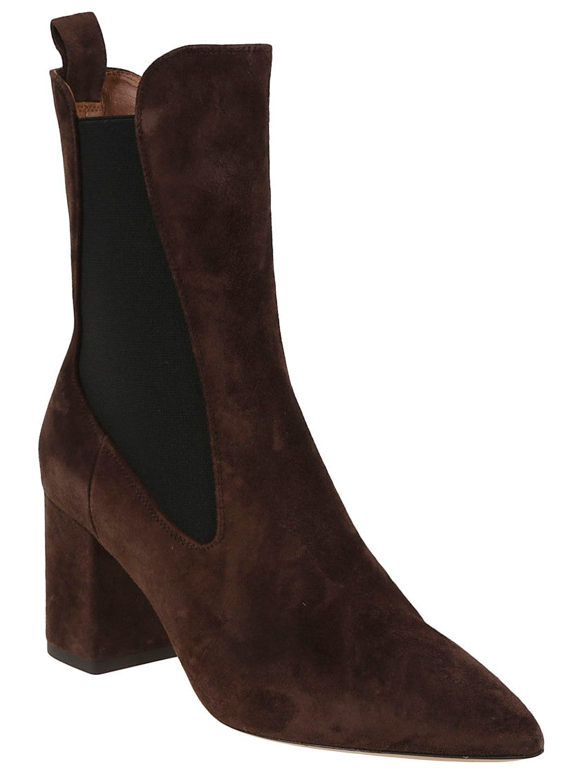 Paris Texas Leather Ankle Boots