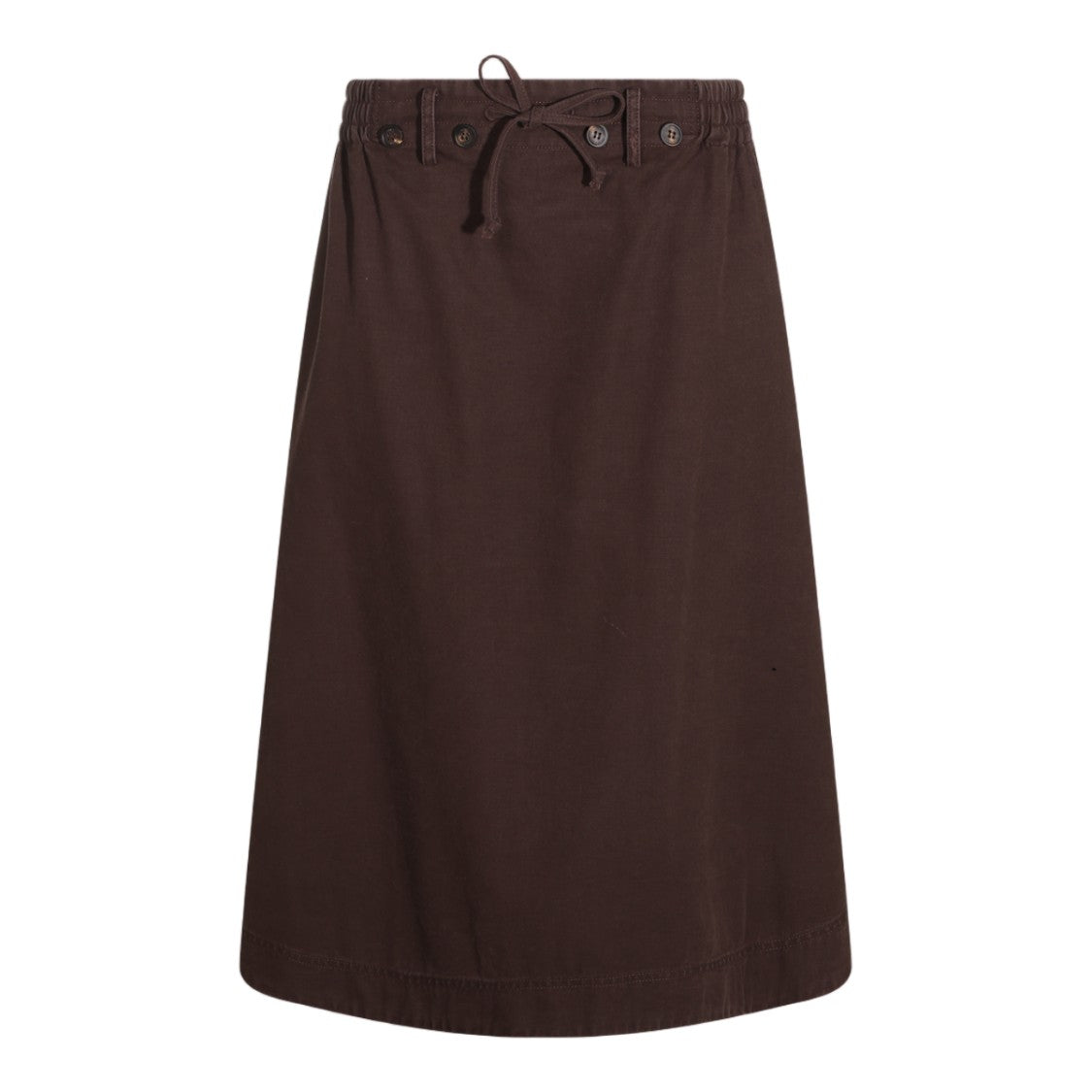 Golden Goose Mid-Length Drawstring A-Line Midi Skirt
