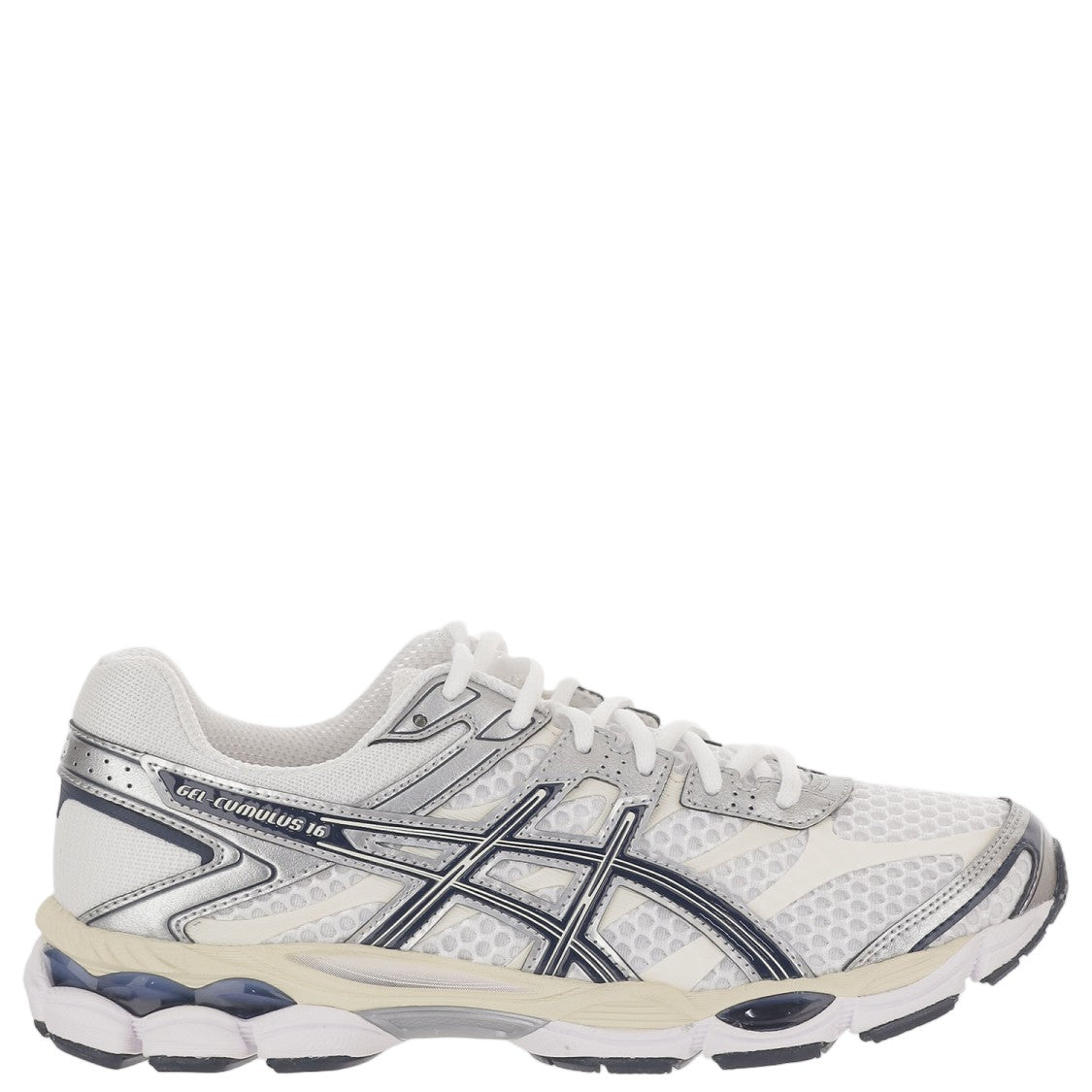 Asics White Gel Cumulus 16 Synthetic Sneakers