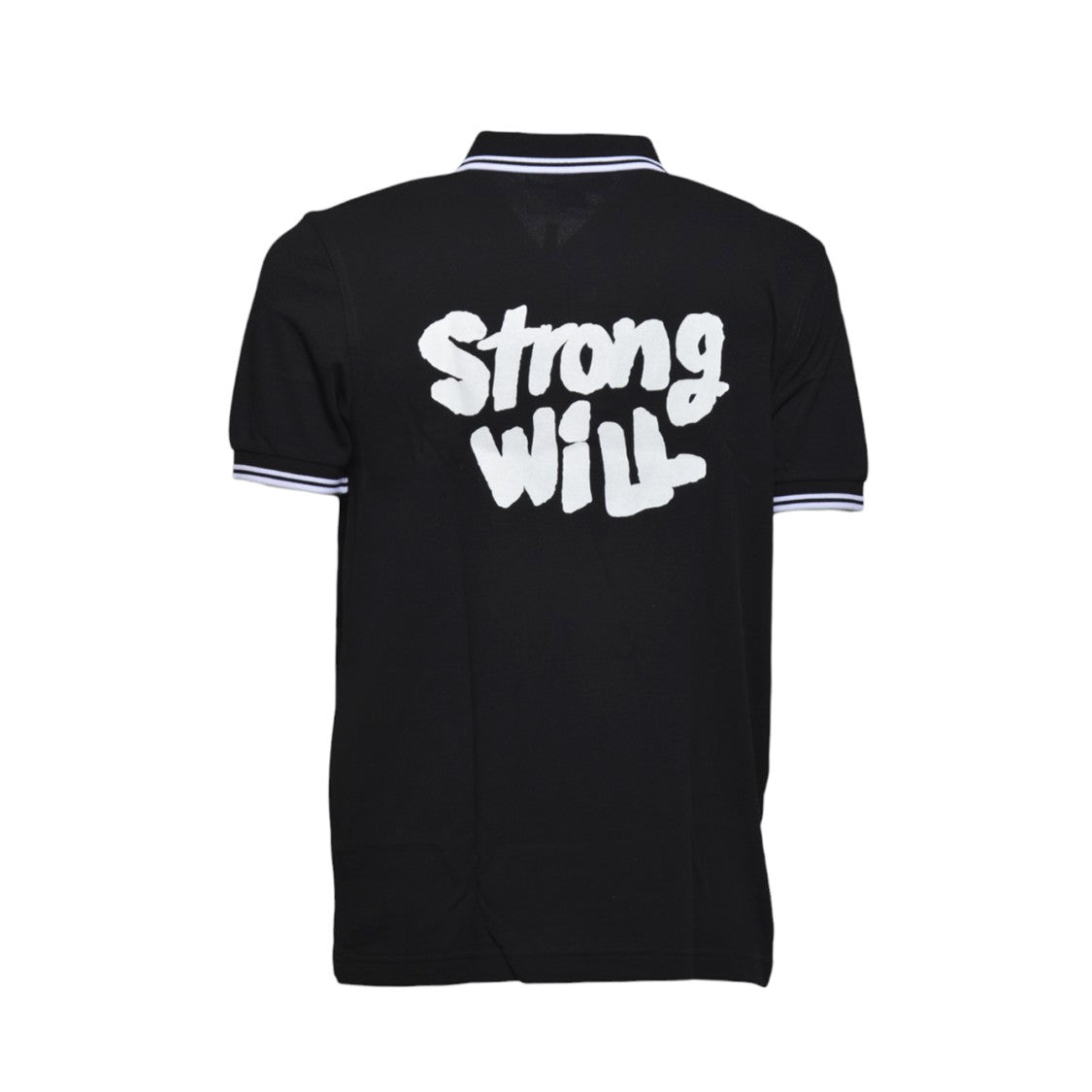 Comme Des Garçons Shirt Black Cotton Knitted Polo Shirt