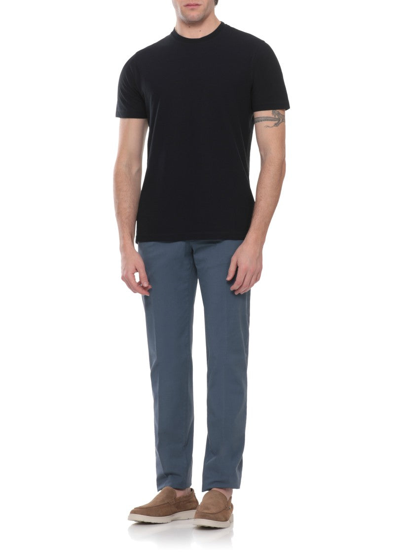 Zanone Cotton Crewneck T-Shirt