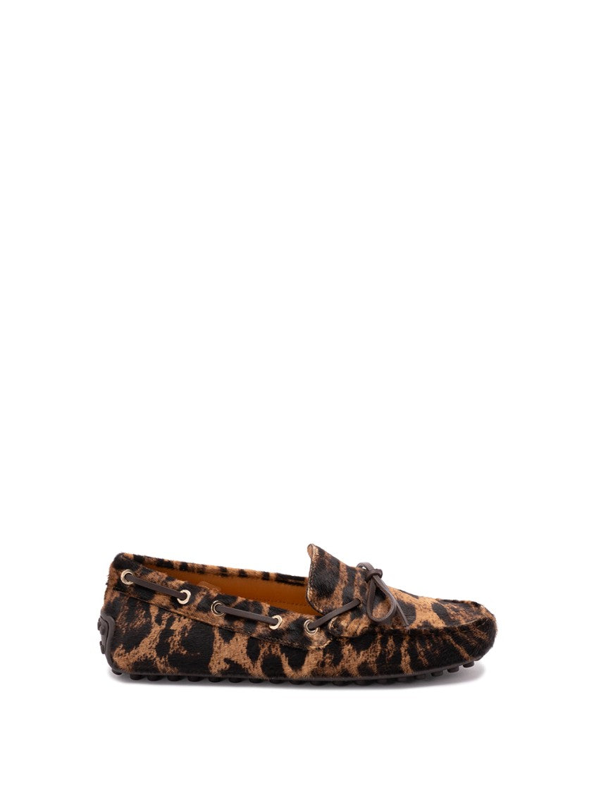 Tod's Polished Calf Leather Loafers