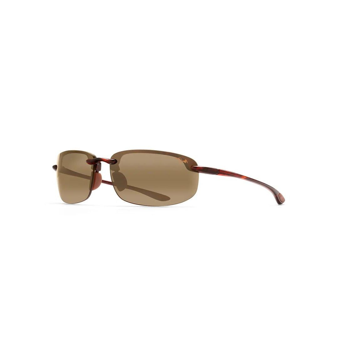 Maui Jim Hookipa Rimless Tortoiseshell Sunglasses With Brown Lenses