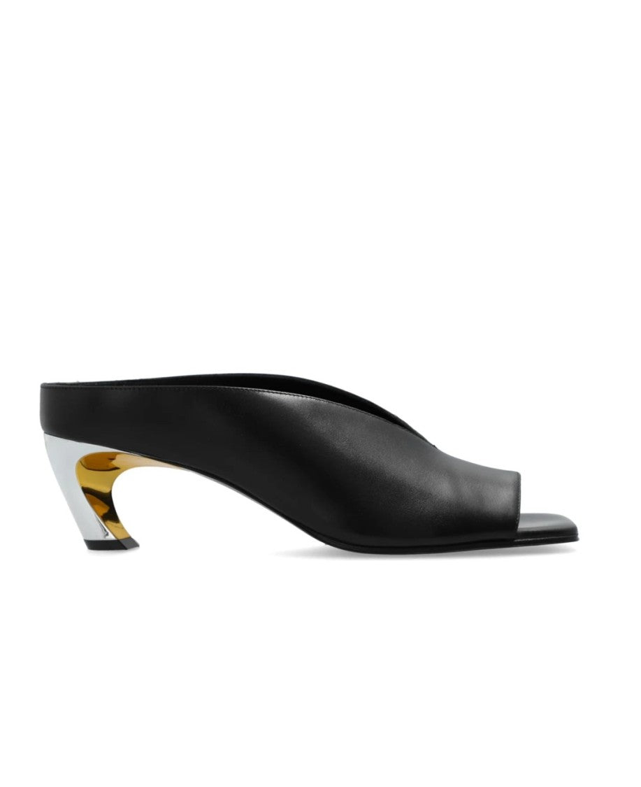 Alexander Mcqueen Open-Toe Pumps With Curved Heel