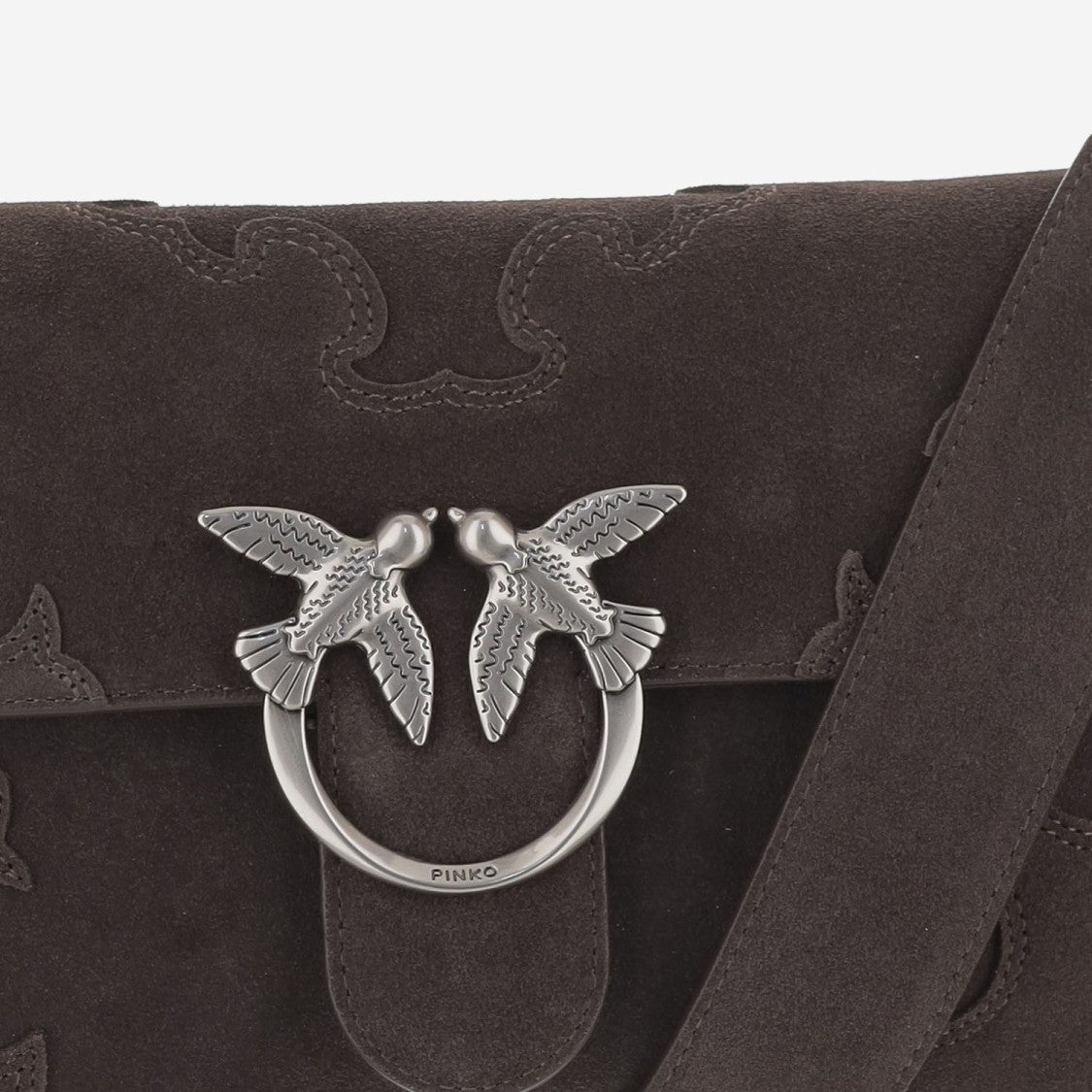 Pinko Love Bag One Slouchy Suede Bag