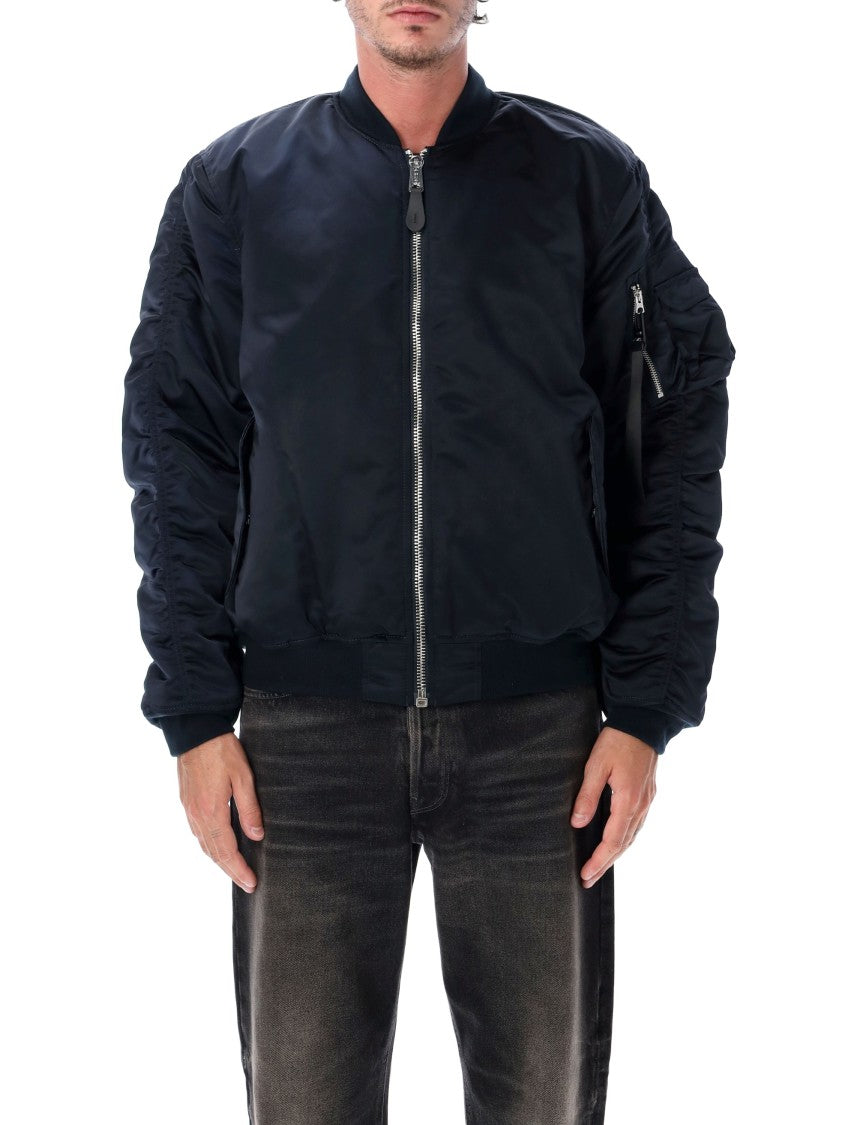 Alpha Industries Classic Ma-1 Uv Zip Ribbed Bomber Jacket