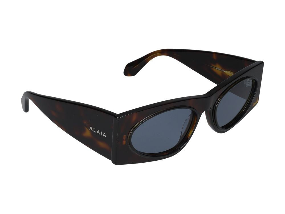 Azzedine Alaïa Sunglasses Aa0085s 004 Havana Havana Blue 57/19/140