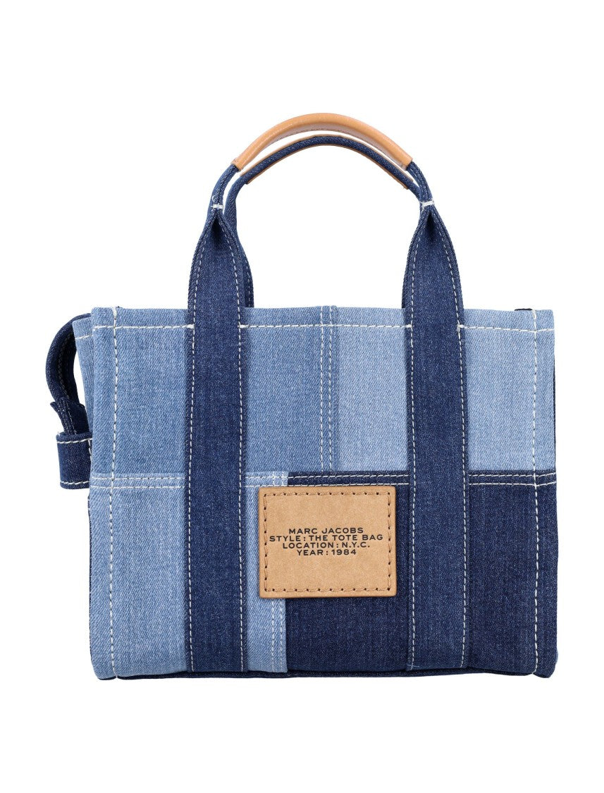 Marc Jacobs Denim Patchwork Small Tote Bag