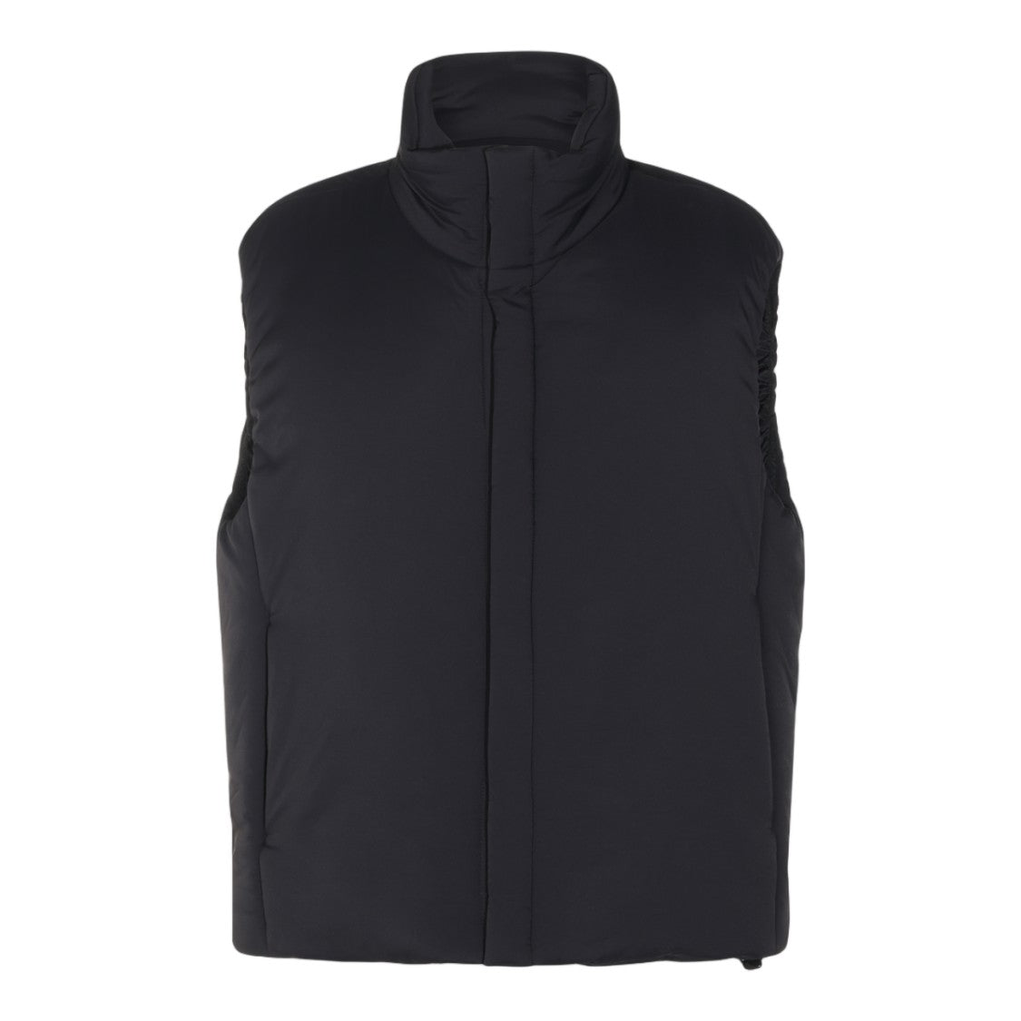 Laminar Sleeveless High Collar Padded Vest