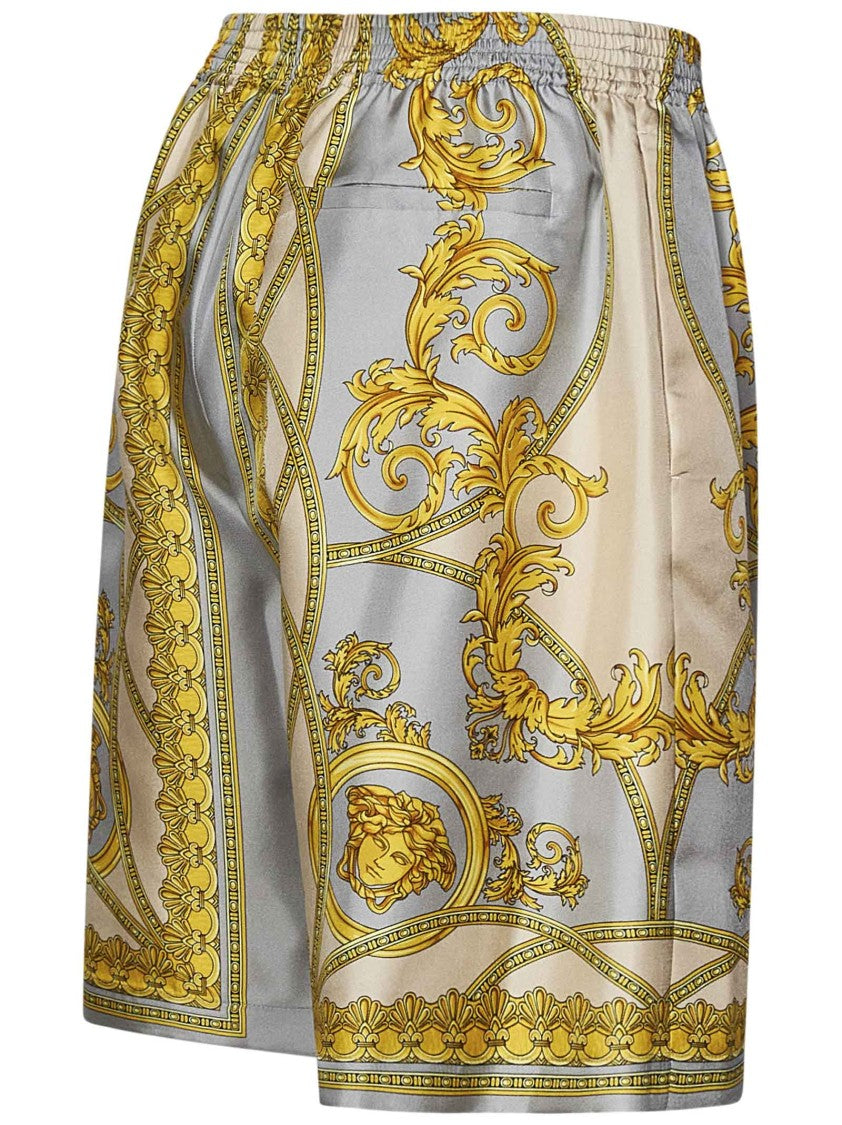 Versace Tailored Pearl Grey Shorts
