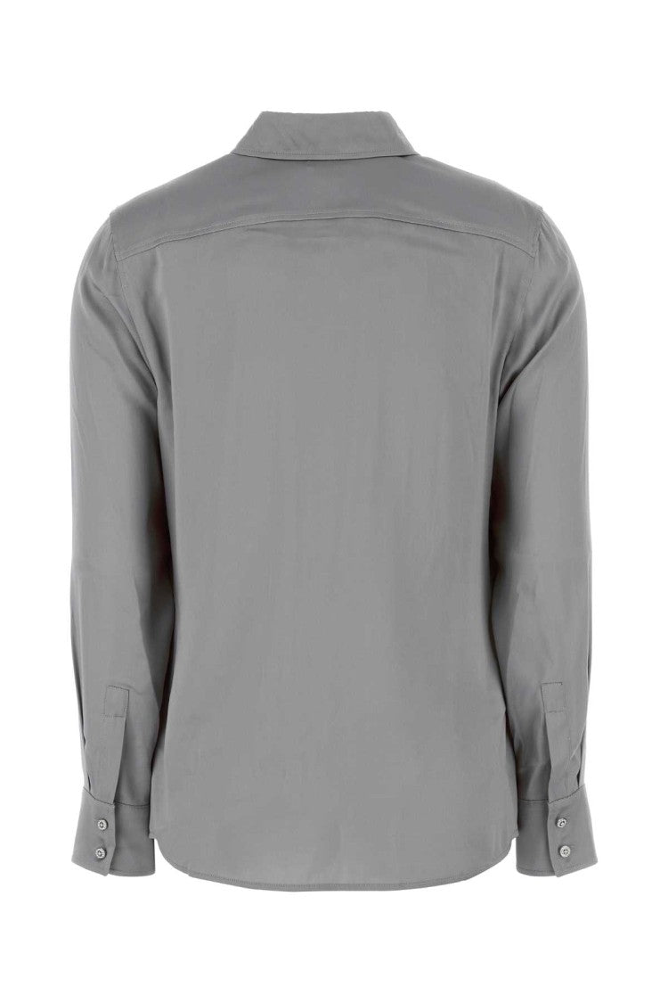 Mm Studio Long-Sleeved Silk Blend Blouse