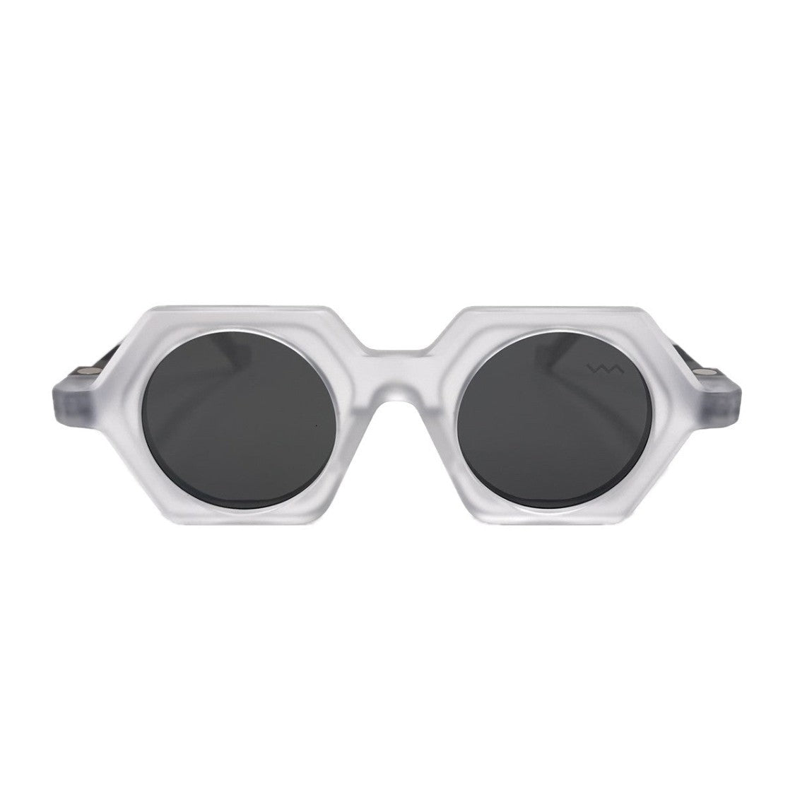 Vava Transparent Bl0047 Black Label Bio-Acetate Geometric Sunglasses