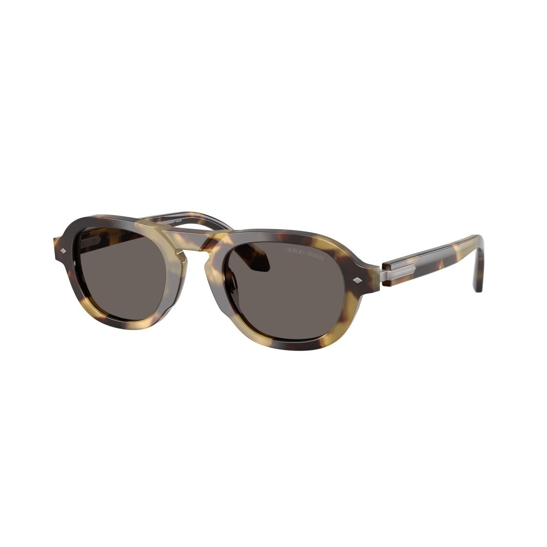 Giorgio Armani 0Ar8244 Bold Tortoiseshell Acetate Sunglasses With Dark Lenses
