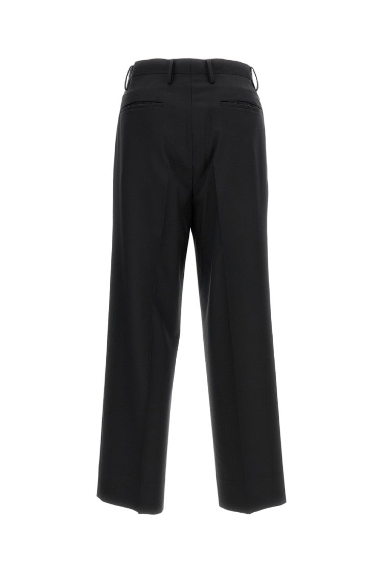 Kaptain Sunshine Tailored Wool Poplin Trousers With Pressed Crease