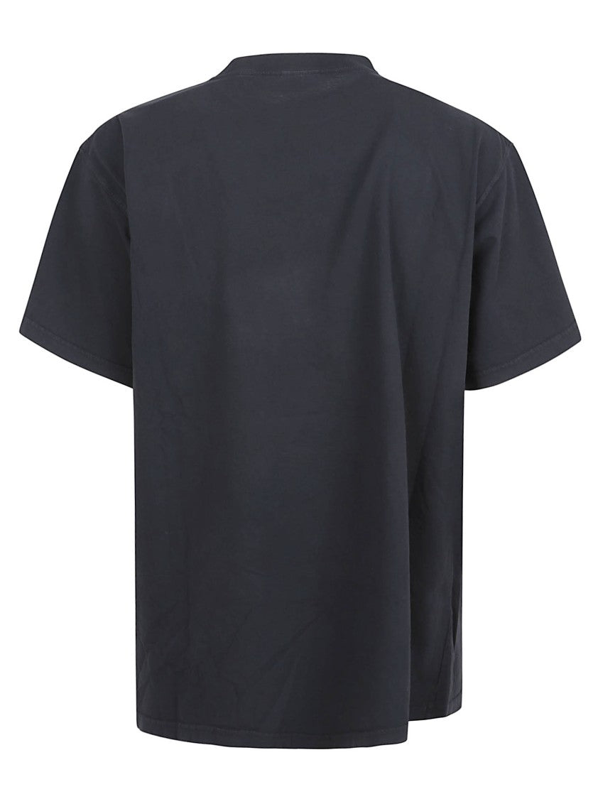 Balenciaga Graphic Print Cotton T-Shirt With Dropped Shoulder Design