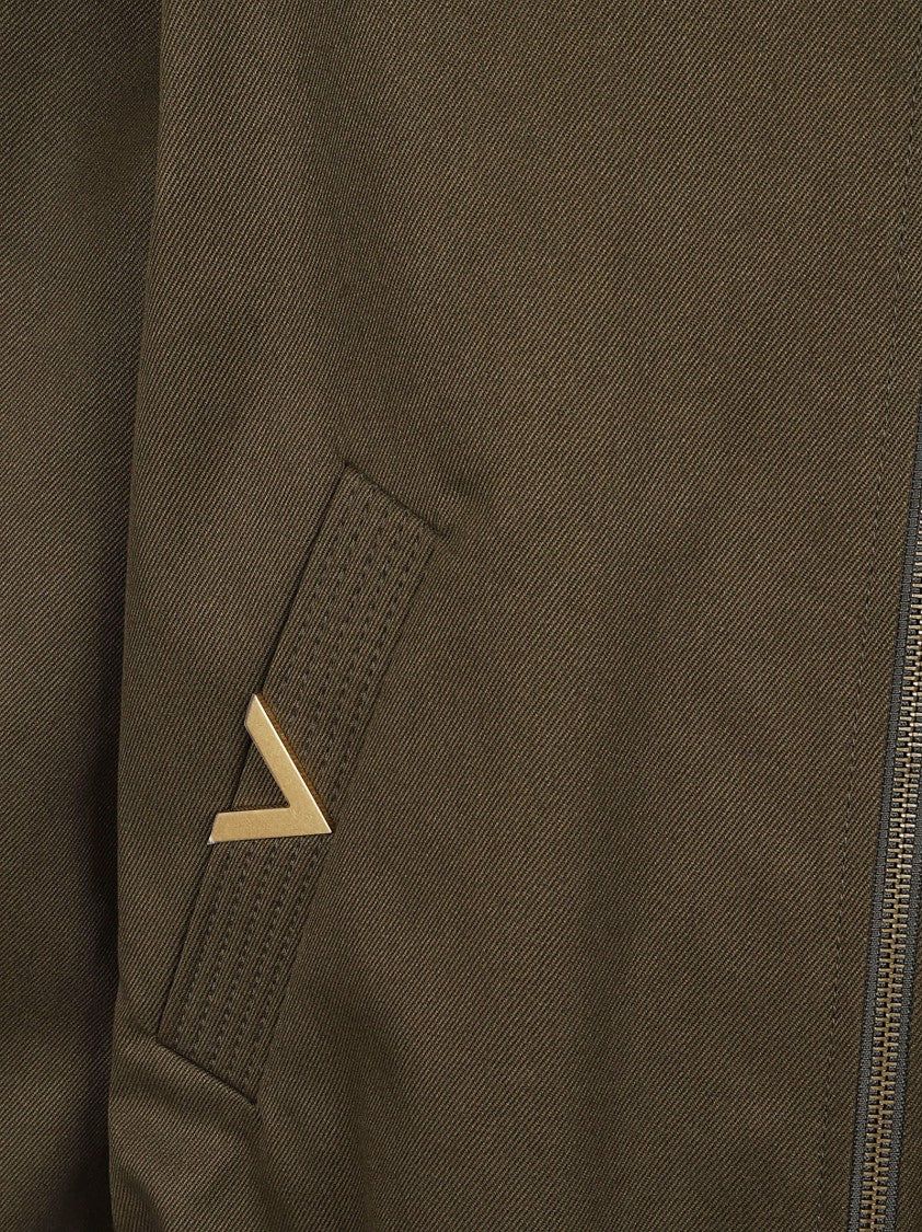 Valentino Garavani Cropped Military-Style Jacket
