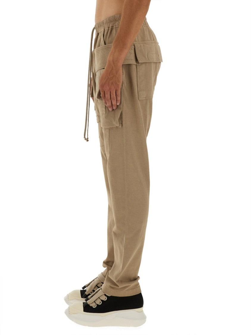 Drkshdw By Rick Owens Relaxed Fit Brown Cargo Pants