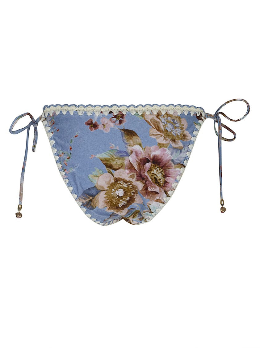 Zimmermann Low-Waisted Floral Chambray Briefs