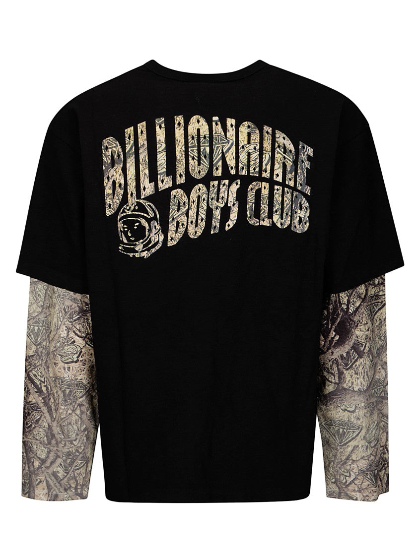 Billionaire Boys Club Diamonds & Dollars Tree Camo Mock Ls T-Shirt