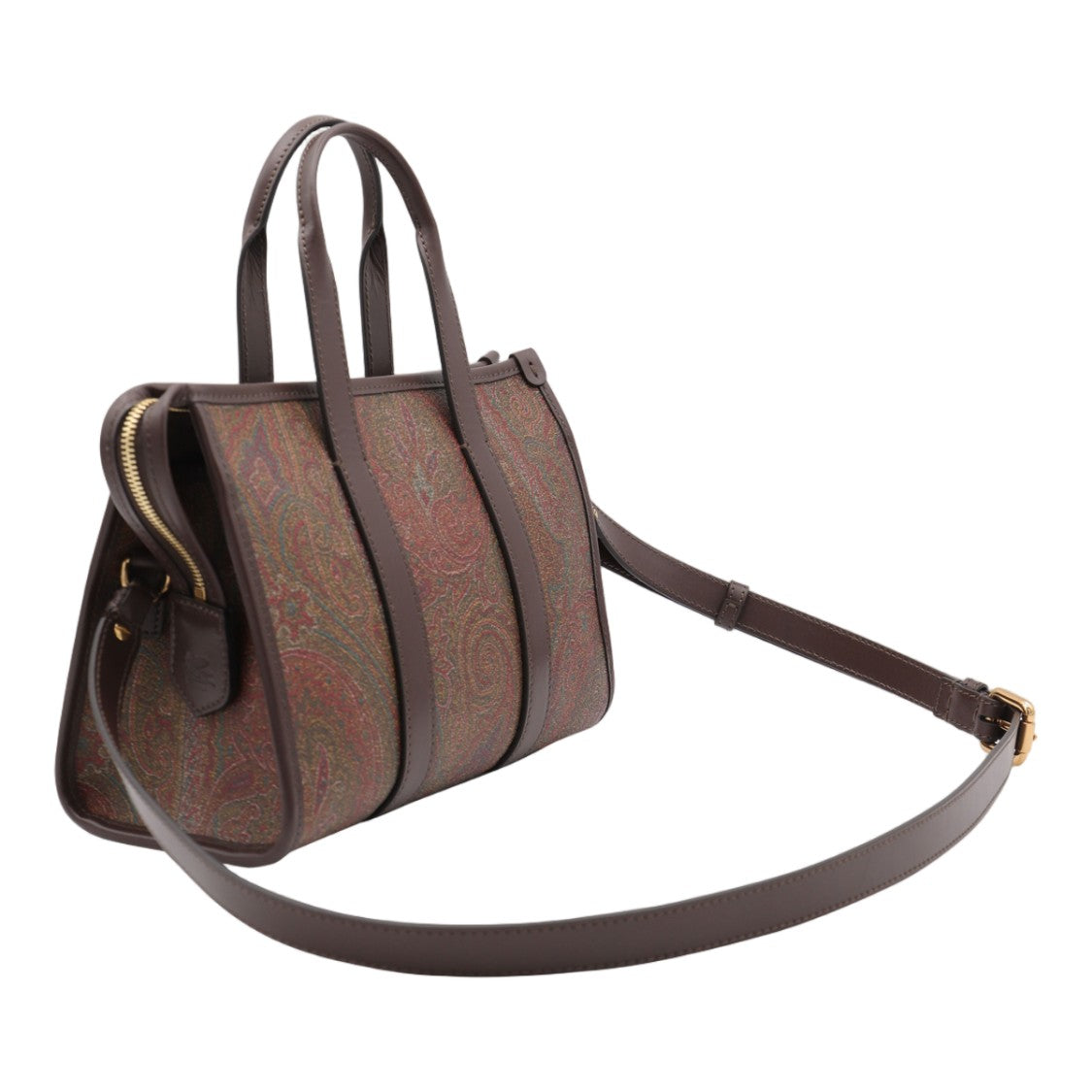 Etro Rectangular Handbag With Classic Paisley Pattern