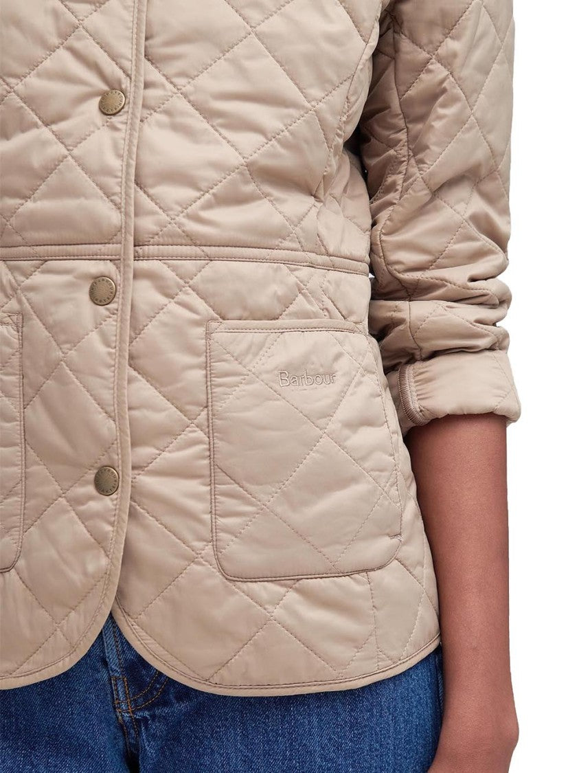 Barbour Deveron Quilt Jacket With Diamond Pattern