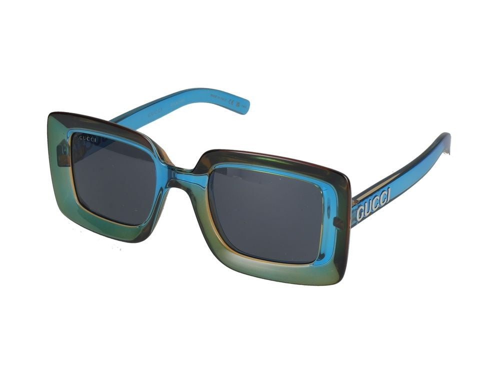 Gucci Blue Bold Logo Detail Sunglasses