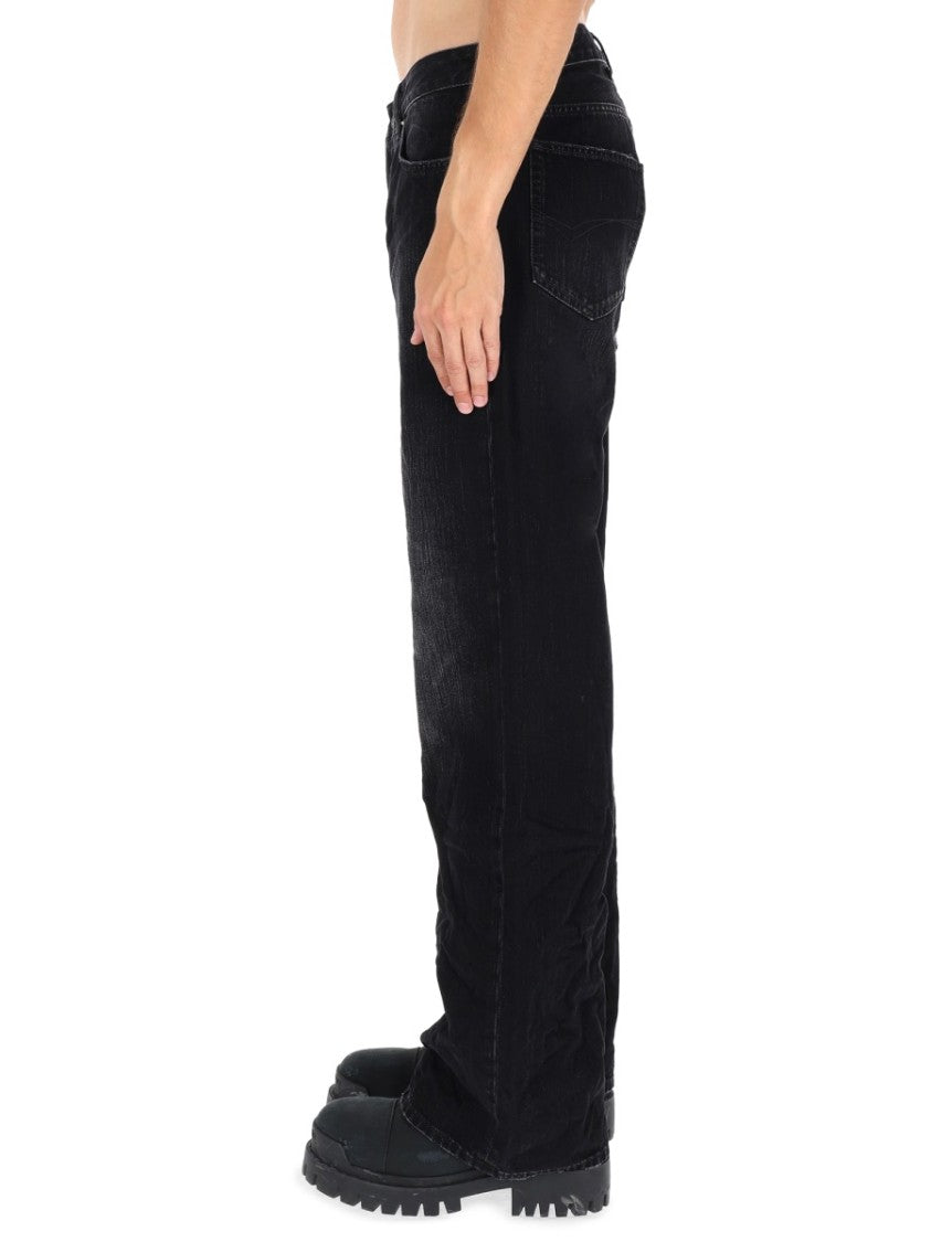 Balenciaga Relaxed Fit Deconstructed Denim Jeans