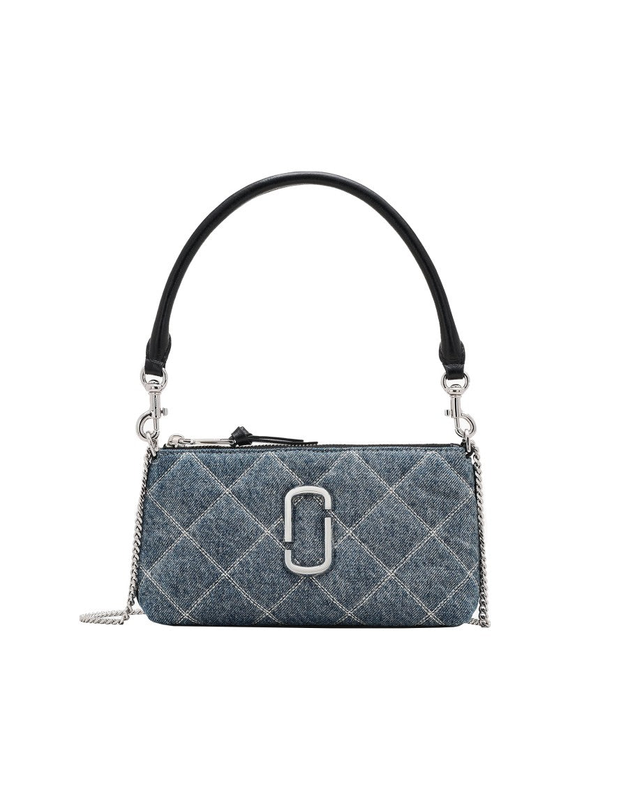 Marc Jacobs The Quilted Denim Snapshot Convertible Shoulder Bag