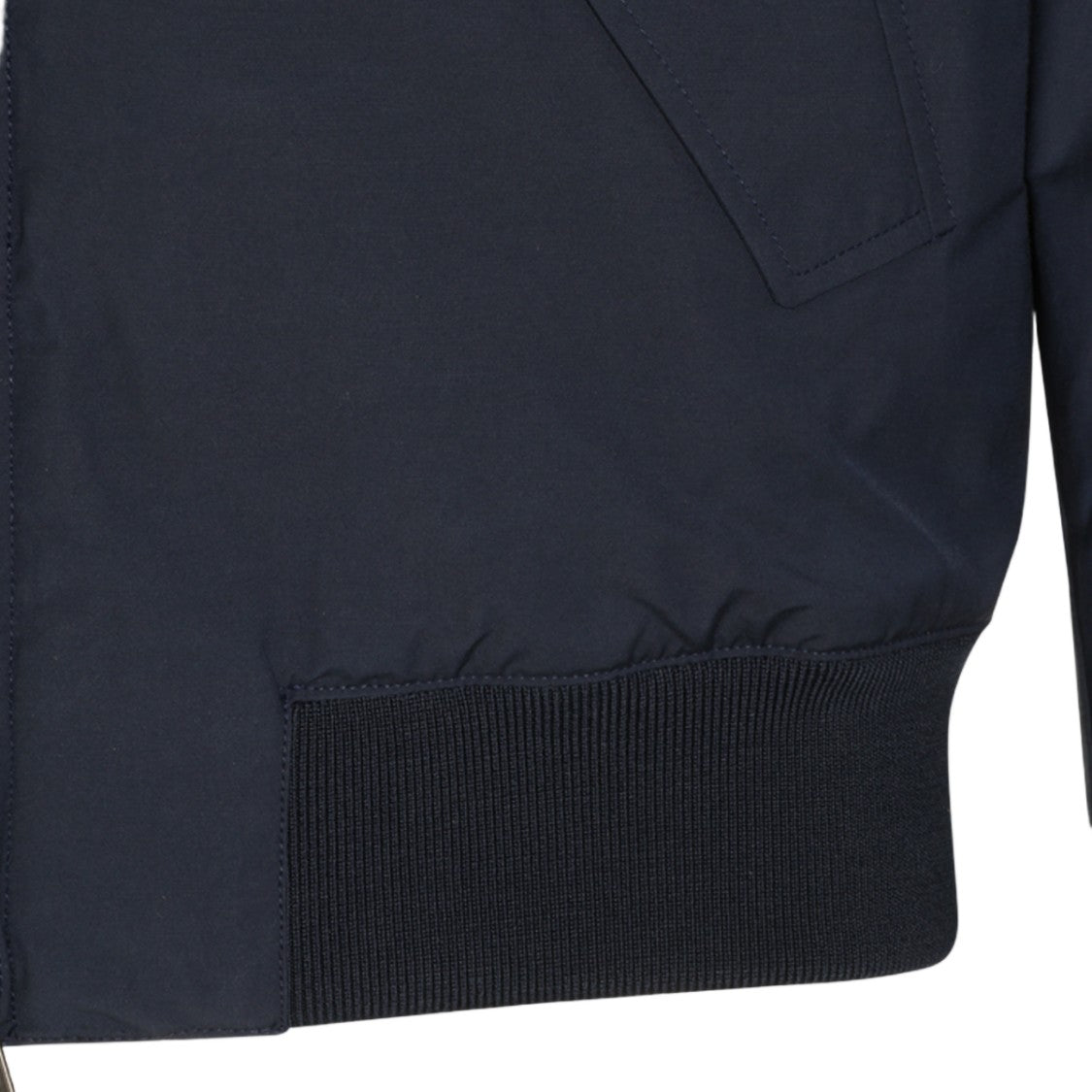 Baracuta Minimalist Design Jacket With High Collar And Button Closure