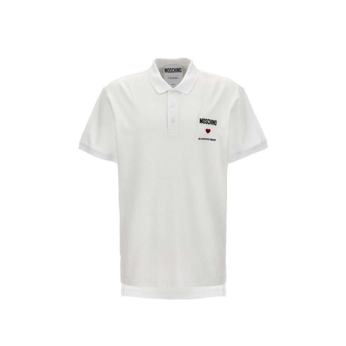 Moschino In Love We Trust Cotton Polo