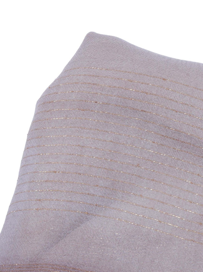D'aniello Walton Gradient Metallic Fringe Scarf