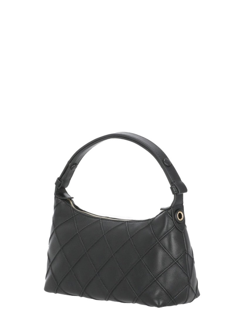 Tory Burch Black Diamond Quilted Leather Pochette