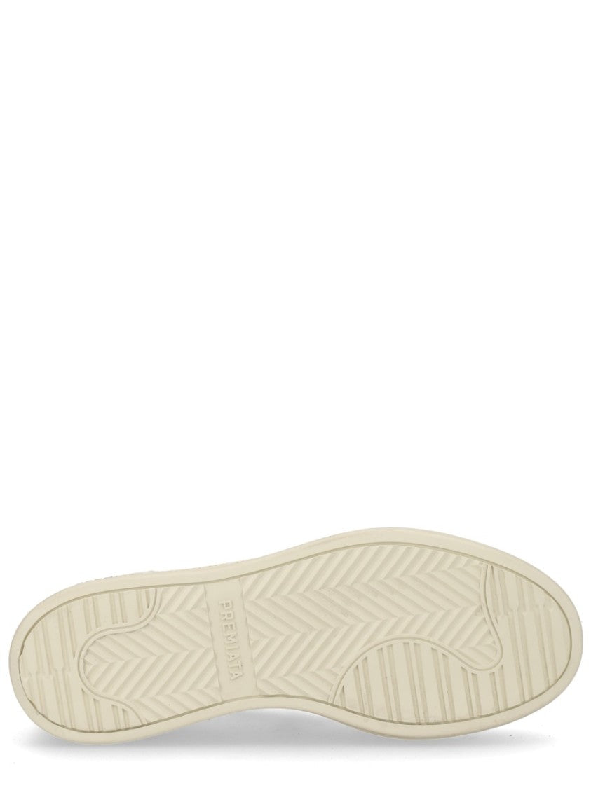 Premiata Micol Calfskin Elevated Sole Sneakers
