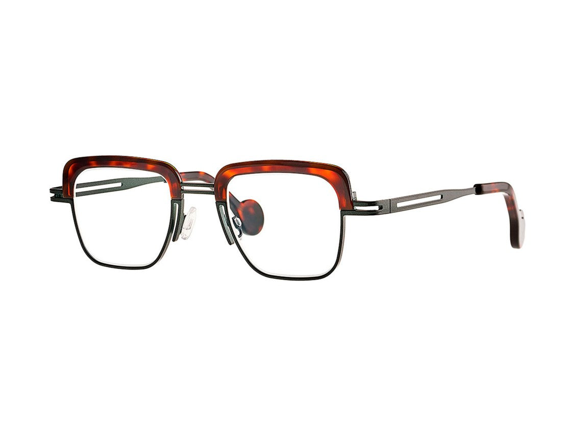 Theo Tortoiseshell Foundation Square Eyeglasses