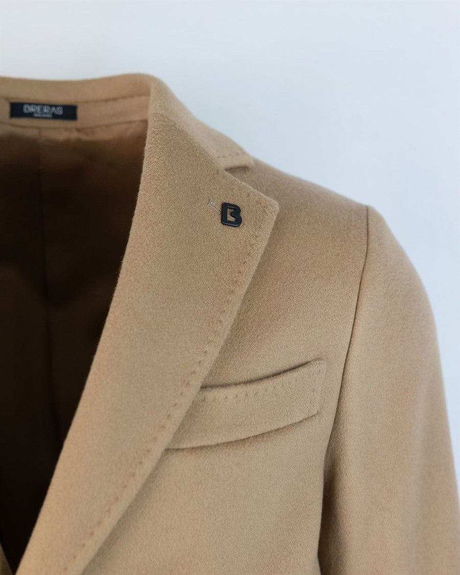 Breras Milano Wool Coat – Camel