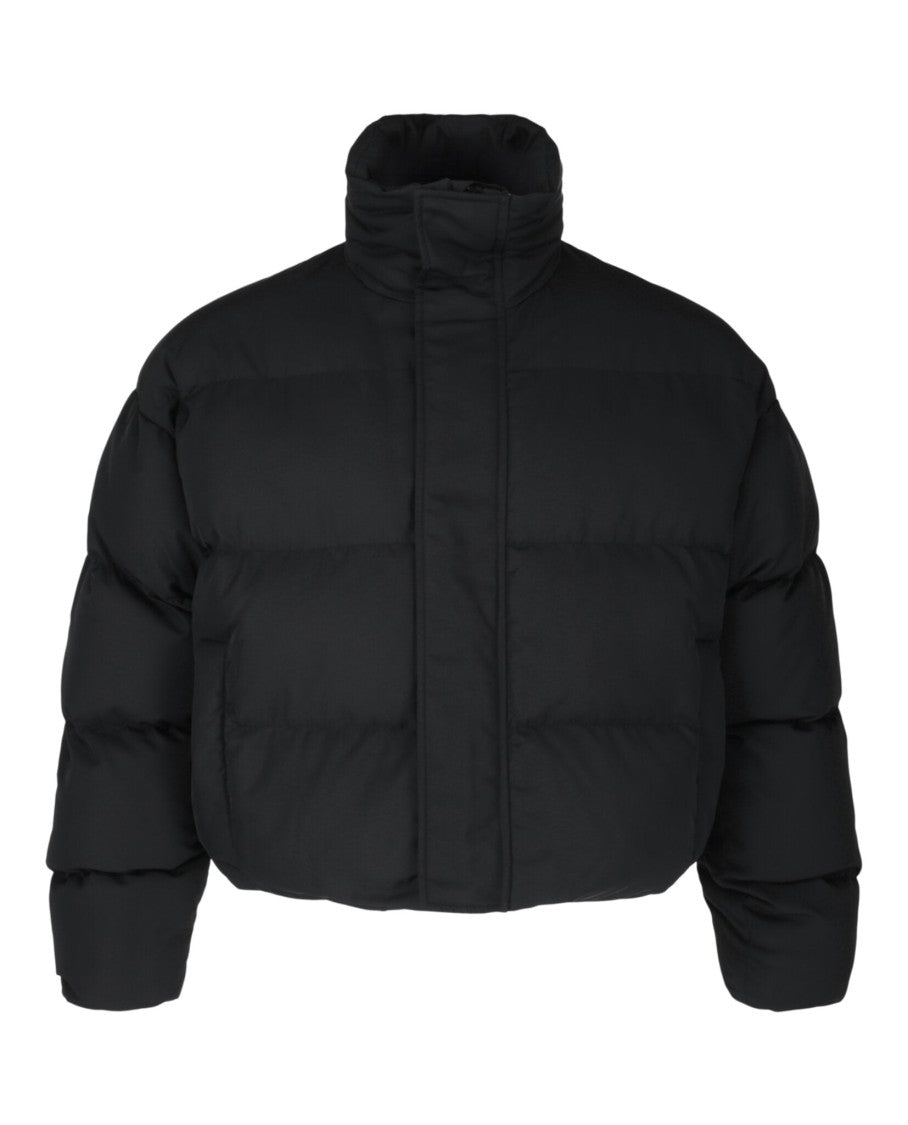 Balenciaga Quilted Puffer Jacket With Button And Zip Closure