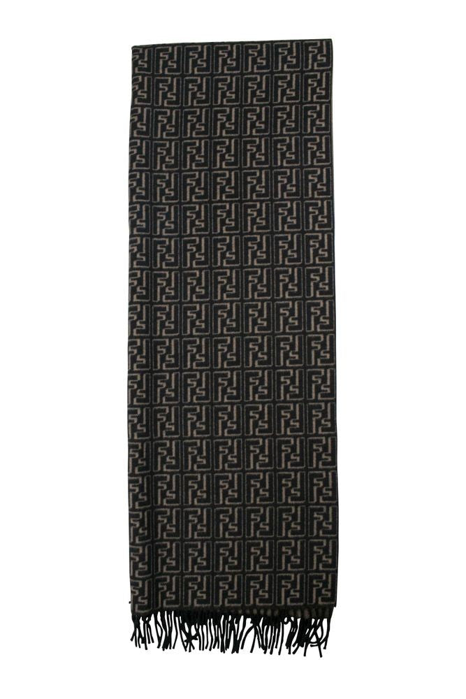 Fendi Reversible Wool Fendi Scarf With 3D Effect